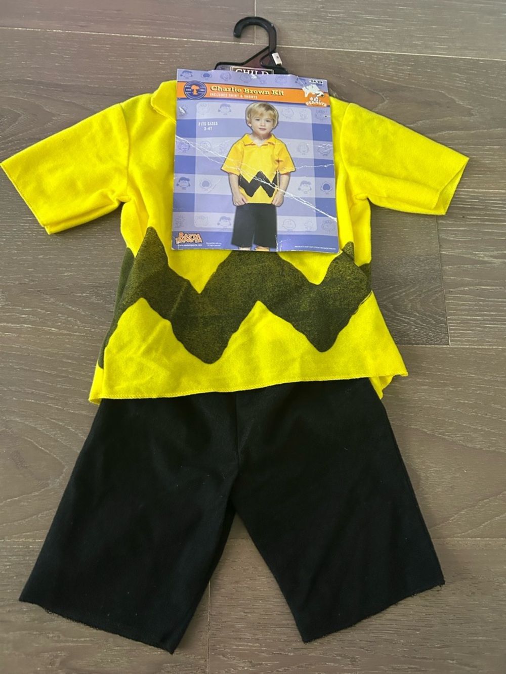 Rasta Imposta Vintage Charlie Brown Toddler costume. NWT 3-4T(hs)